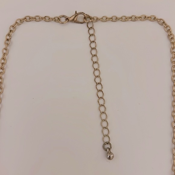 Vintage Grecian Gold Tone Costume Necklace - Picture 3 of 4